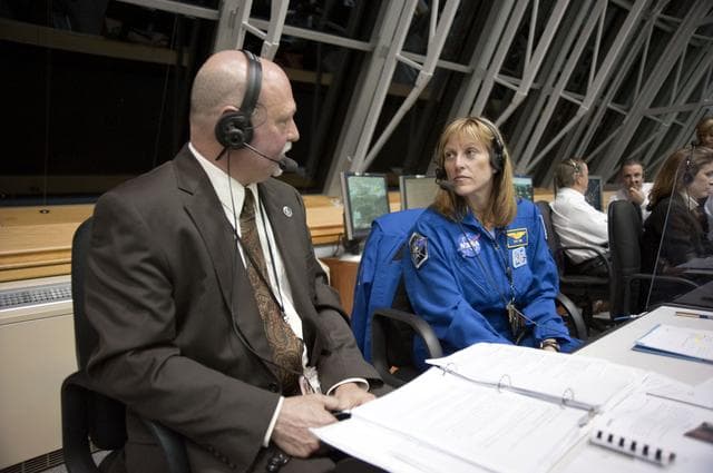 NASA image: STS-131 Launch from Firing Room 4