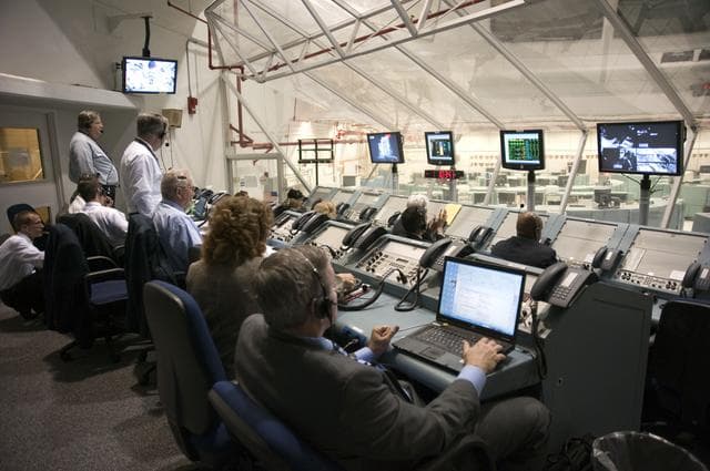 NASA image: STS-131 Launch from Firing Room 4