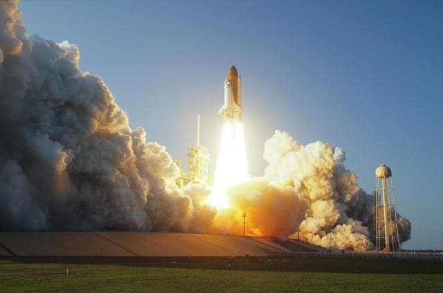 NASA image: STS-133 launch