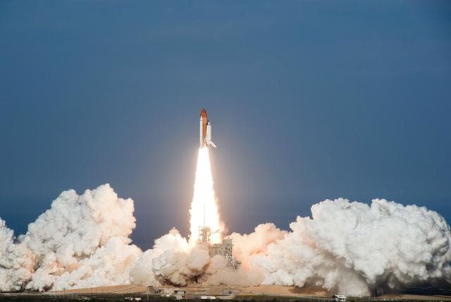 NASA image: STS-133 launch