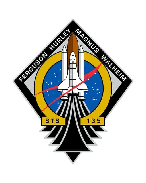 NASA image: sts-135patch only