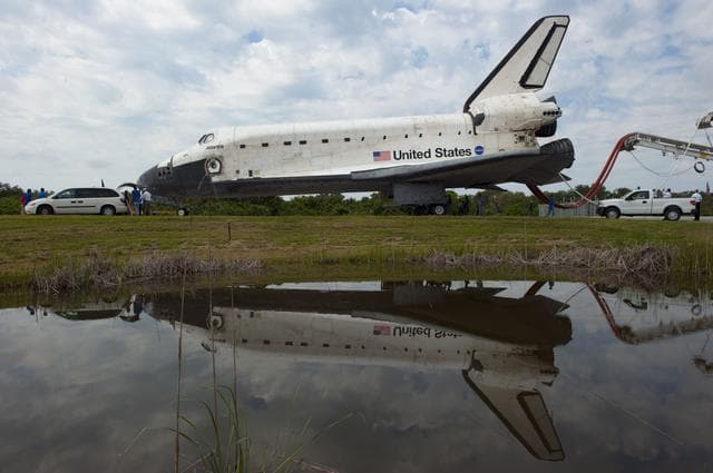 NASA image: Space Shuttle Atlantis after its Final Landing