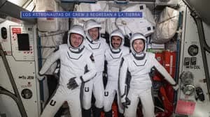 NASA image: Recientemente: Los astronautas de Crew 3 regresan de la estación espacial - 06/05/22