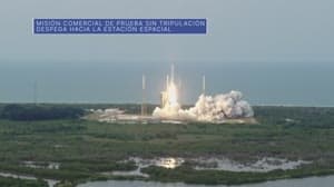 NASA image: Recientemente: Una misión de prueba de la tripulación comercial a la estación espacial. 20/05/22