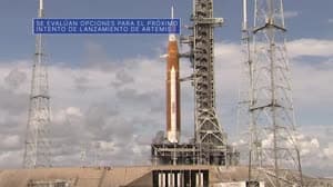 NASA image: Recientemente: Se consideran las opciones para el próximo intento de lanzamiento de Artemis I