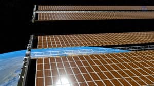 NASA image: NASA ScienceCasts: The Power of the Station's New Solar Arrays