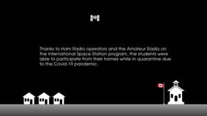 NASA image: Students Use Ham Radio to Call an Astronaut in Space