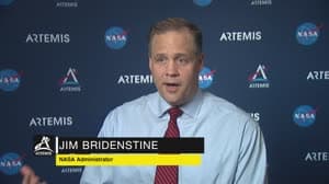 NASA image: NASA Administrator Highlights Space Launch System Rocket Booster Test
