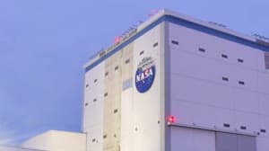 NASA image: NASA Meatball Reinstalled at NASA’s Michoud Assembly Facility