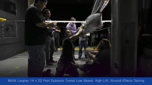 NASA image: Brace Yourself for TTBW Low-Speed, High-Lift Ground Effects Testing